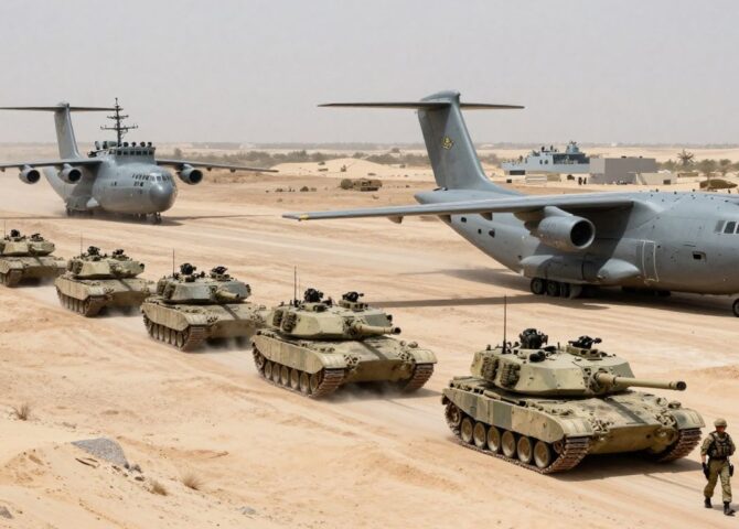 US-Truppen und Militärgerät im Nahen Osten