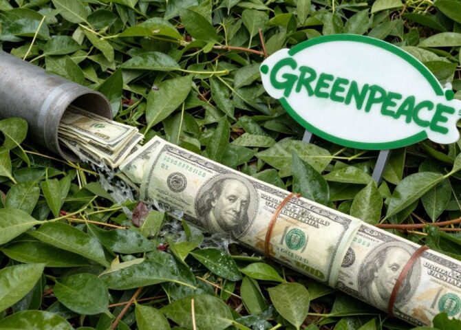 Greenpeace zahlt 345 Millionen Dollar an Pipelinebetreiber.